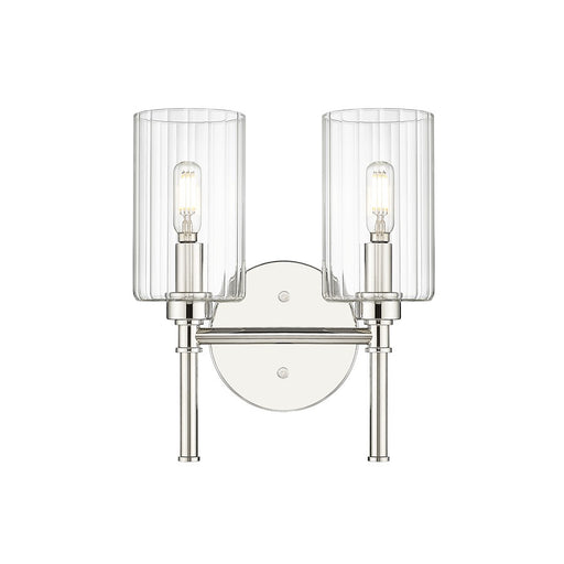 Millennium Lighting Chastine 2Lt Vanity, Polished Nickel - 9922-PN