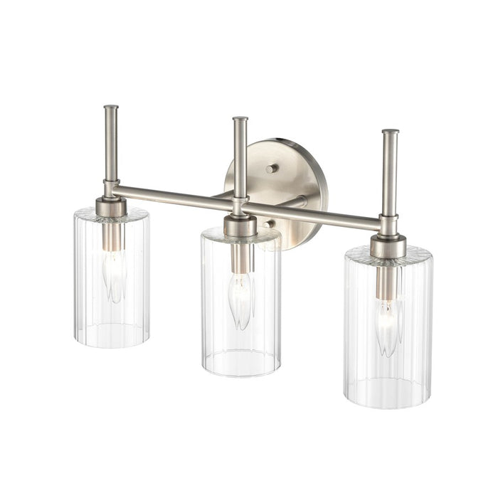Millennium Lighting Chastine 3Lt Vanity, Brushed Nickel