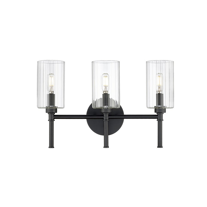 Millennium Lighting Chastine 3Lt Vanity, Black - 9923-MB