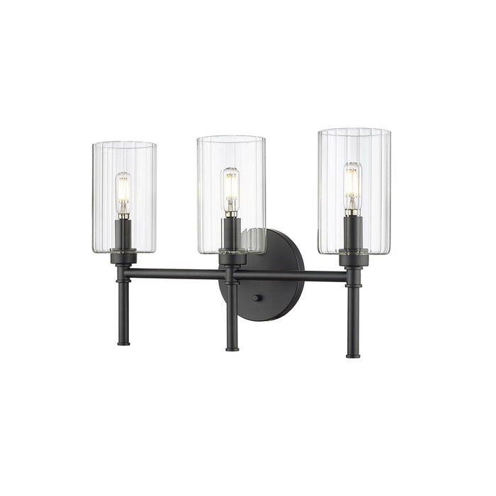 Millennium Lighting Chastine 3Lt Vanity, Black
