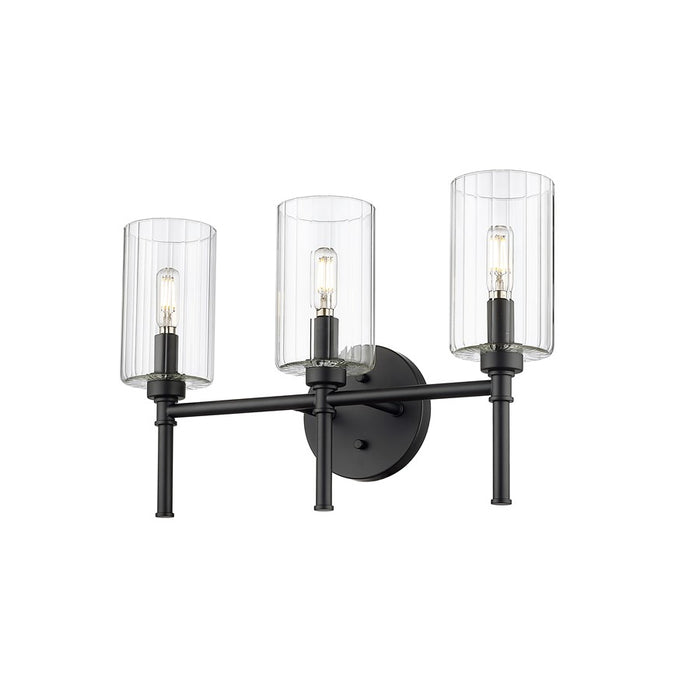 Millennium Lighting Chastine 3Lt Vanity, Black