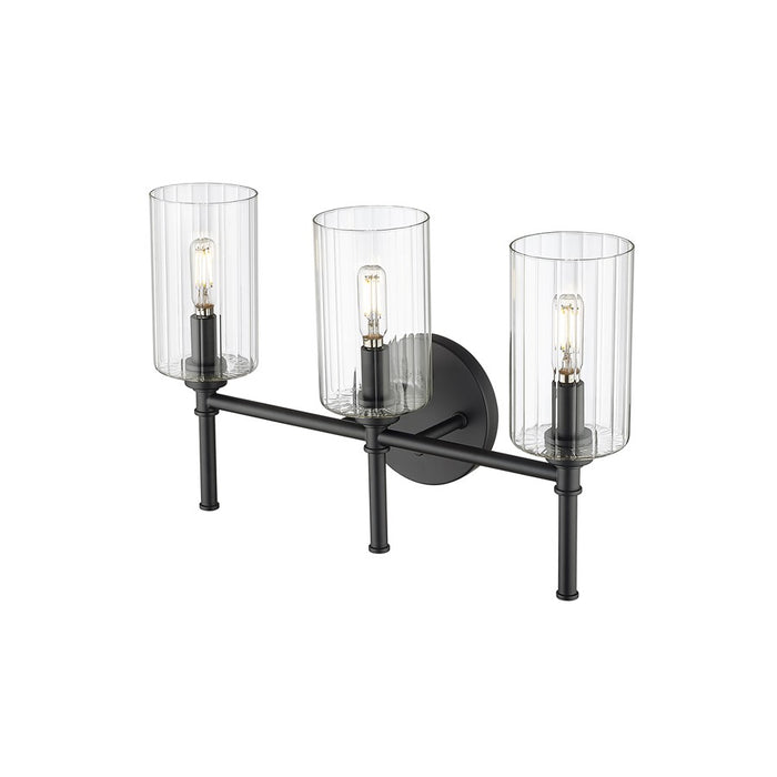 Millennium Lighting Chastine 3Lt Vanity, Black