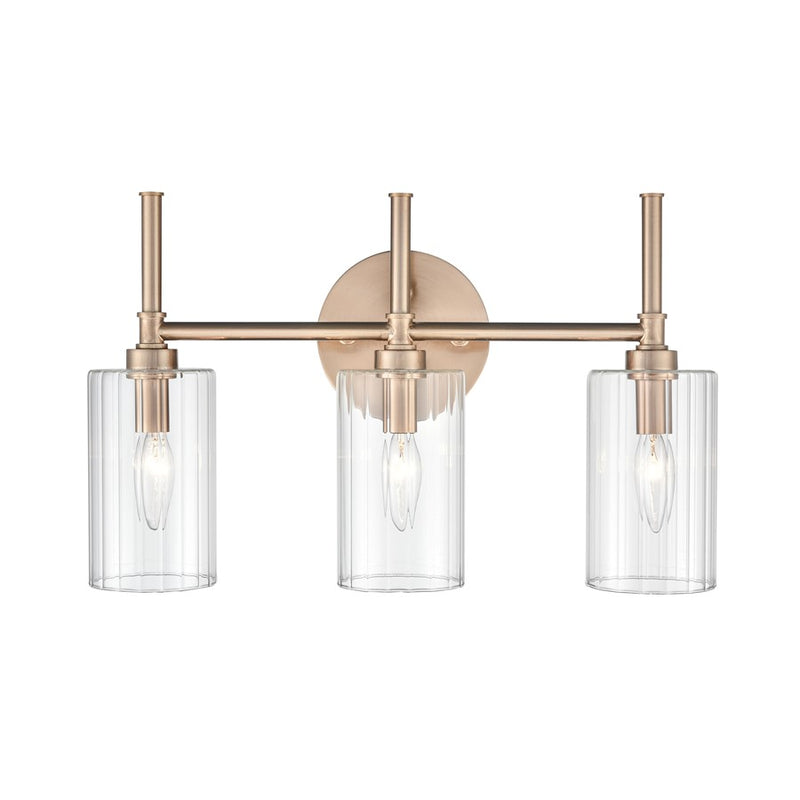 Millennium Lighting Chastine 3Lt Vanity, Modern Gold - 9923-MG