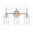 Millennium Lighting Chastine 3Lt Vanity, Modern Gold - 9923-MG