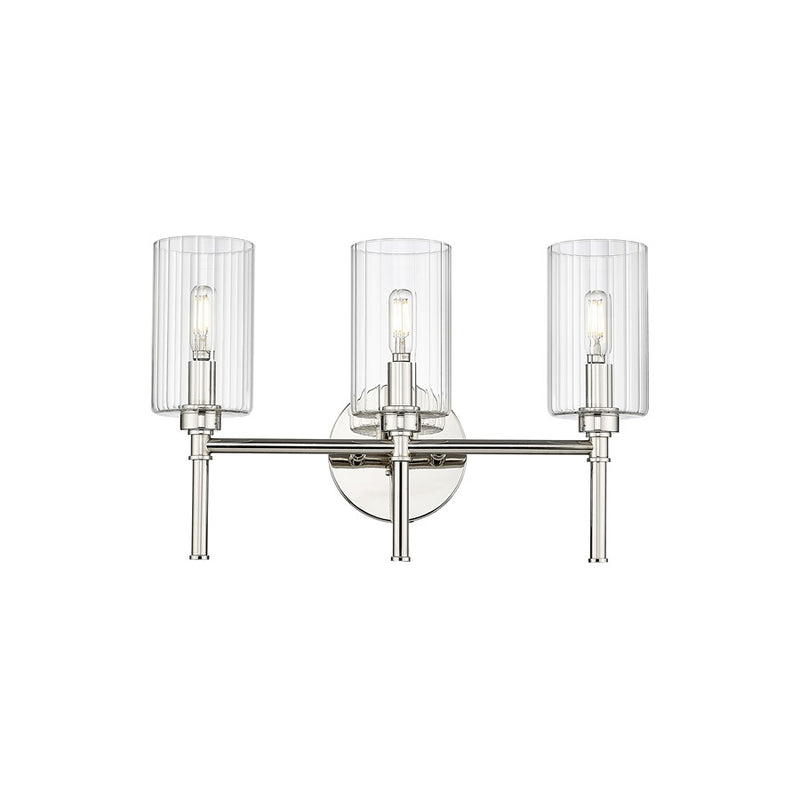 Millennium Lighting Chastine 3Lt Vanity, Polished Nickel - 9923-PN