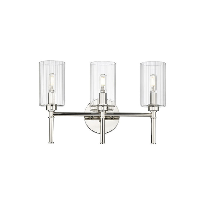 Millennium Lighting Chastine 3Lt Vanity, Polished Nickel - 9923-PN