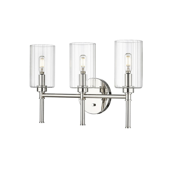 Millennium Lighting Chastine 3Lt Vanity, Polished Nickel