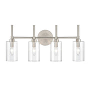 Millennium Lighting Chastine 4Lt Vanity, Brushed Nickel - 9924-BN