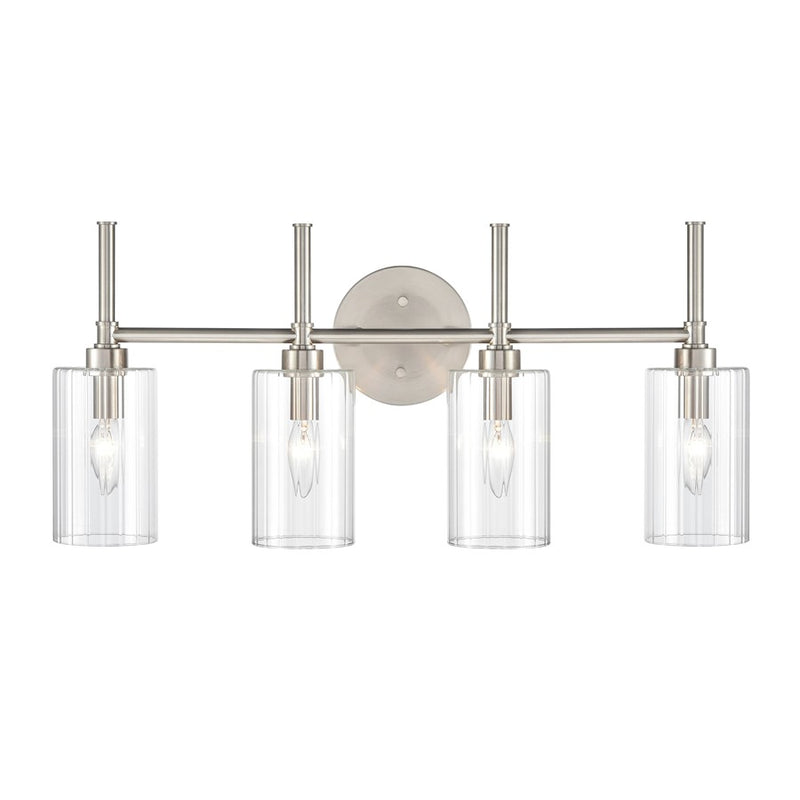 Millennium Lighting Chastine 4Lt Vanity, Brushed Nickel - 9924-BN