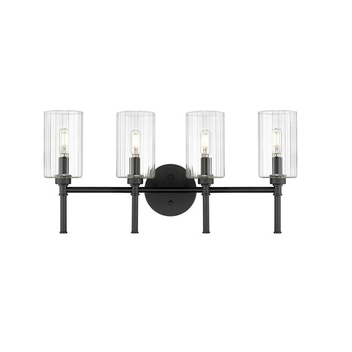 Millennium Lighting Chastine 4Lt Vanity, Black - 9924-MB