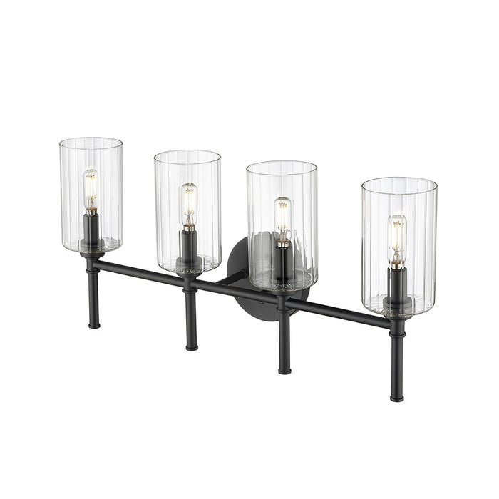 Millennium Lighting Chastine 4Lt Vanity, Black