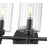 Millennium Lighting Chastine 4Lt Vanity, Black