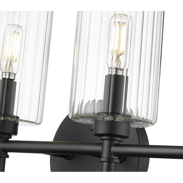 Millennium Lighting Chastine 4Lt Vanity, Black