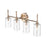 Millennium Lighting Chastine 4Lt Vanity, Modern Gold