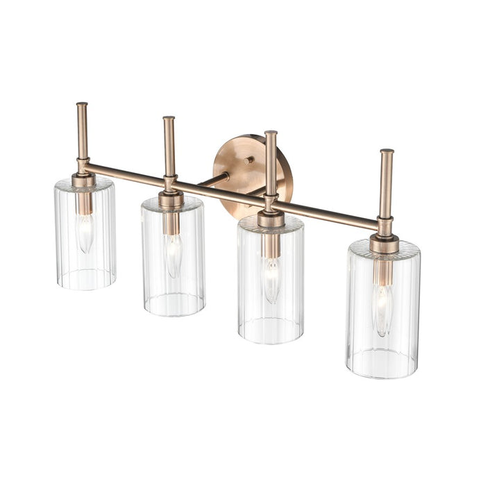 Millennium Lighting Chastine 4Lt Vanity, Modern Gold