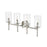 Millennium Lighting Chastine 4Lt Vanity, Polished Nickel