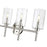 Millennium Lighting Chastine 4Lt Vanity, Polished Nickel