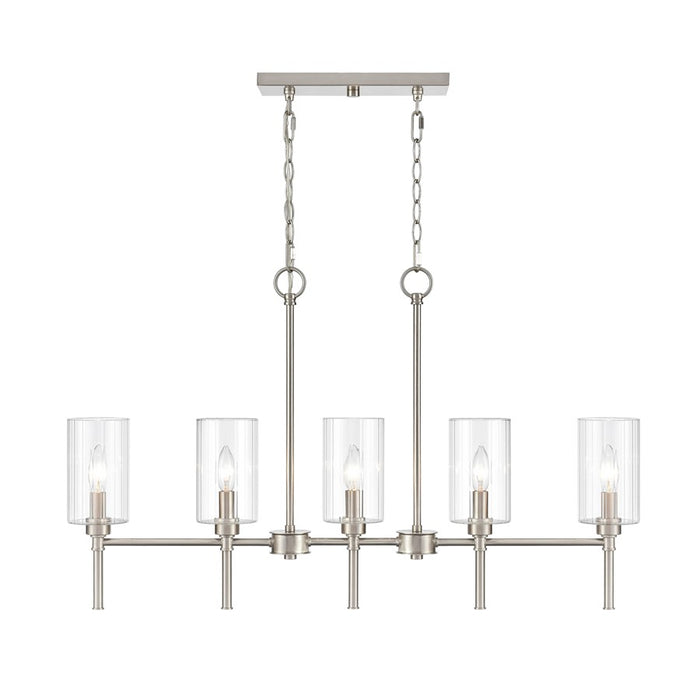 Millennium Lighting Chastine 5Lt 36" Chandelier, Brushed Nickel - 9925-BN
