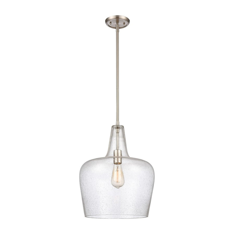 Millennium Lighting Puckette 1Lt Pendant, Brushed Nickel - 99401-BN