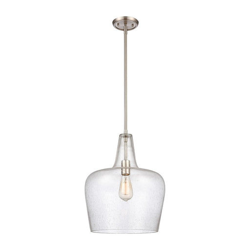 Millennium Lighting Puckette 1Lt Pendant, Brushed Nickel - 99401-BN