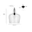 Millennium Lighting Puckette 1Lt Pendant, Brushed Nickel