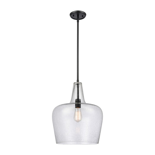 Millennium Lighting Puckette 1Lt Pendant, Black - 99401-MB