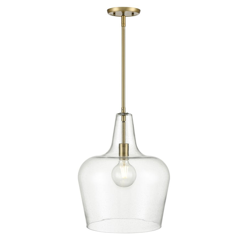 Millennium Lighting Puckette 1Lt Pendant, Vintage Brass