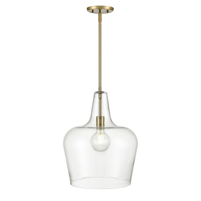 Millennium Lighting Puckette 1Lt Pendant, Vintage Brass