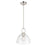 Millennium Lighting Velto 1Lt Pendant, Polished Nickel/Clear - 9951-PN
