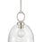 Millennium Lighting Velto 1Lt Pendant, Polished Nickel/Clear