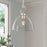Millennium Lighting Velto 1Lt Pendant, Polished Nickel/Clear