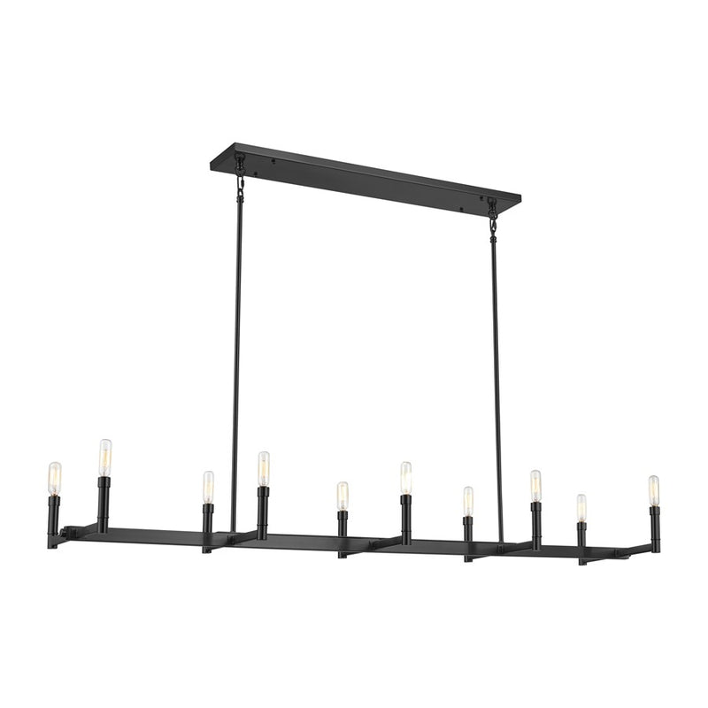 Millennium Lighting Daxley 1Lt Chandelier, Black