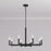 Millennium Lighting Daxley 8Lt Chandelier, Black