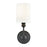 Millennium Lighting Leena 1Lt Wall Sconce, Black - 99801-MB