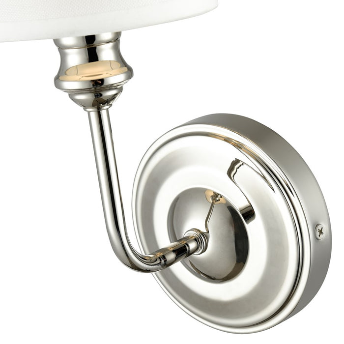 Millennium Lighting Leena 1Lt Wall Sconce, Polished Nickel