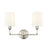 Millennium Lighting Leena 2Lt Vanity, Polished Nickel - 99802-PN