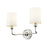 Millennium Lighting Leena 2Lt Vanity, Polished Nickel