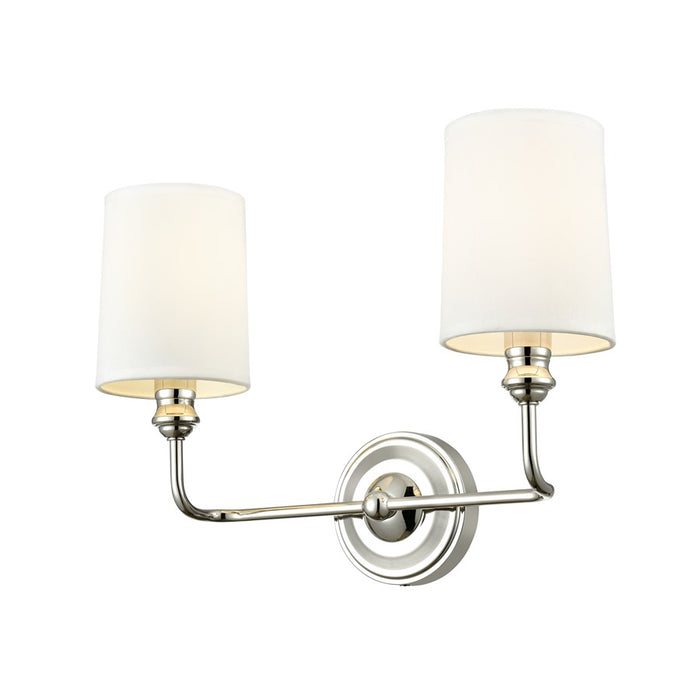 Millennium Lighting Leena 2Lt Vanity, Polished Nickel