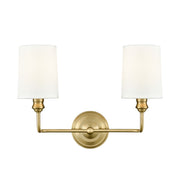 Millennium Lighting Leena 2Lt Vanity, Vintage Brass - 99802-VB