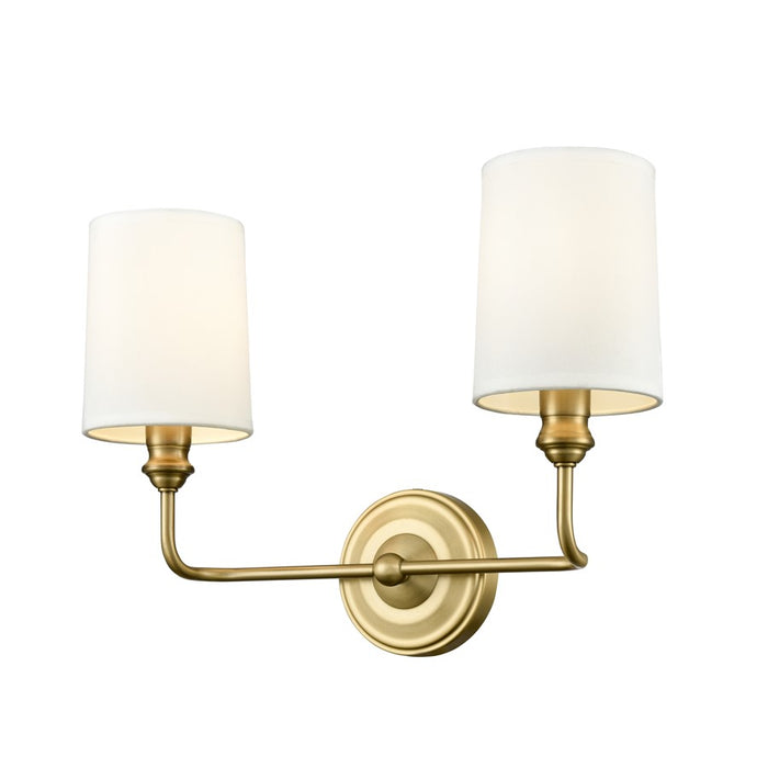 Millennium Lighting Leena 2Lt Vanity, Vintage Brass