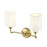 Millennium Lighting Leena 2Lt Vanity, Vintage Brass
