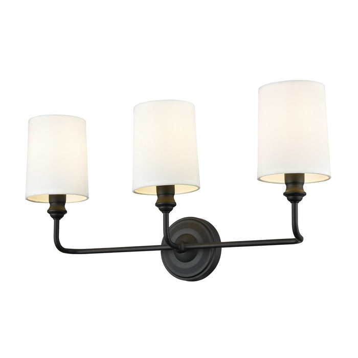 Millennium Lighting Leena 3Lt Vanity, Black