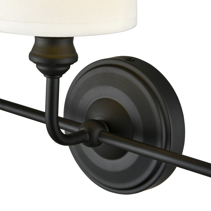 Millennium Lighting Leena 3Lt Vanity, Black