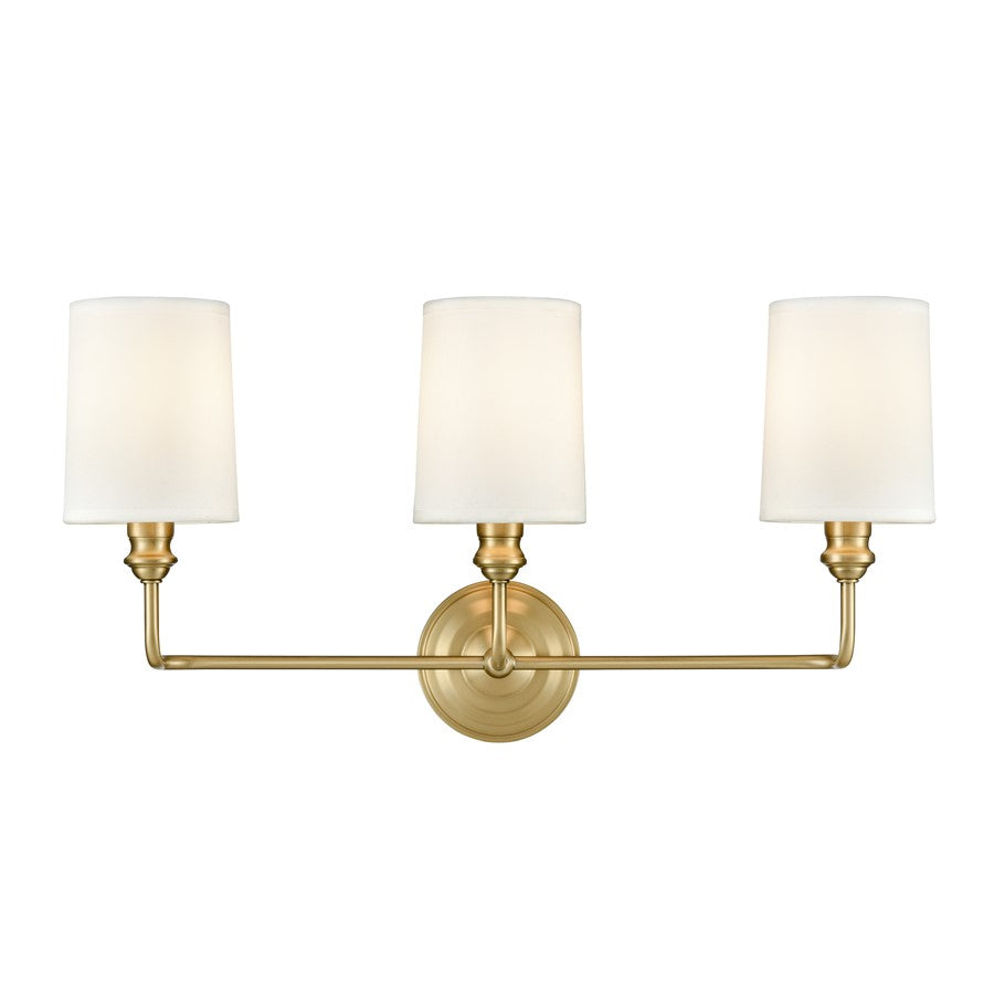 Millennium Lighting Leena 3Lt Vanity, Vintage Brass - 99803-VB