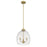 Millennium Lighting Miravelle 3Lt Pendant, Vintage Brass/Clear - 9983-VB