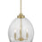 Millennium Lighting Miravelle 3Lt Pendant, Vintage Brass/Clear