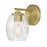 Millennium Lighting Miravelle 1Lt Wall Sconce, Brass/Clear - 9991-VB