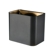 Millennium Lighting Outdoor 5" Wall Sconce, Black/Acrylic - LED43002-PBK