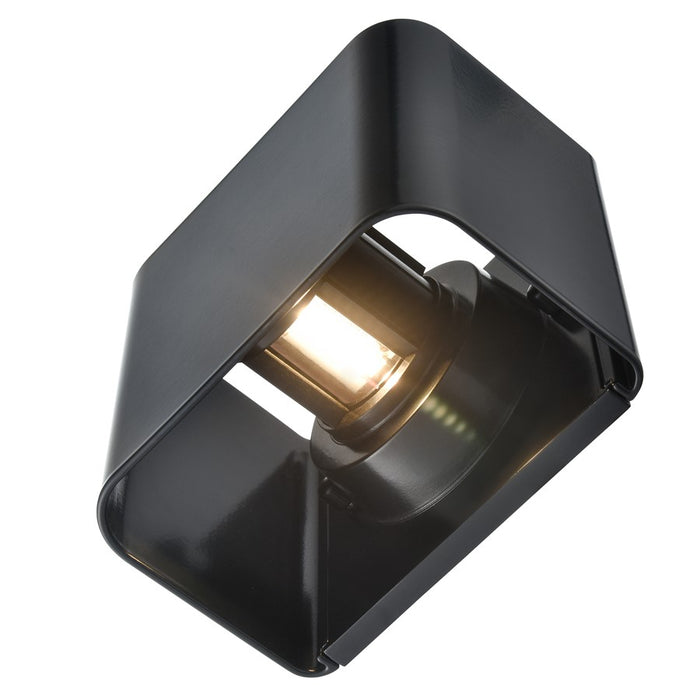 Millennium Lighting Outdoor 5" Wall Sconce, Black/Acrylic