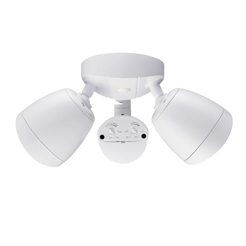 Millennium Lighting 11" Security Flood Light, White/Clear - M-18002-MW